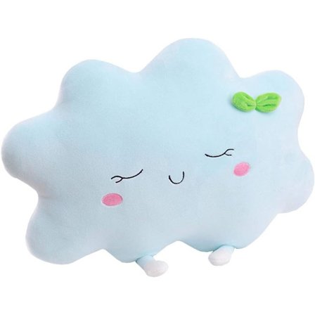 Solmoln Kudde Plysch Soffa Kudde Bil Nacke Kudde, ZQKLA