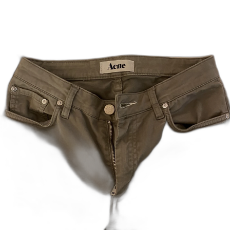 lågmidjade acne jeans