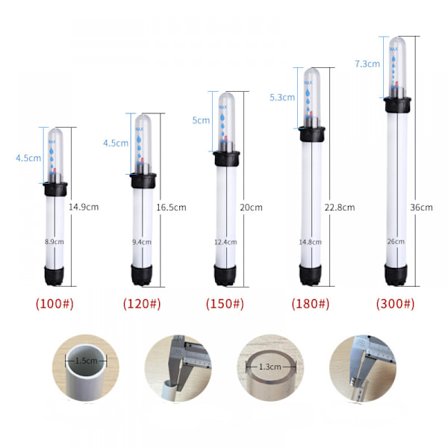 5 kasvin kastelumittarin sarja, sopii sisä- ja ulkokäyttöön