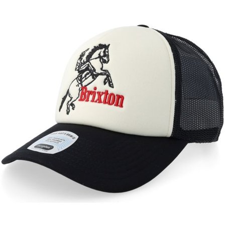 Brixton - Svart trucker Keps - Ranching Club Black/Off White Foam Trucker @ Hatstore