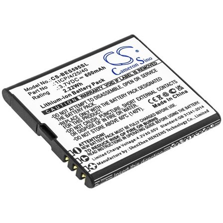 Batteri for SmartPhone, mobil for Bea-phone SL495, SL595, SL595 Plus osv.