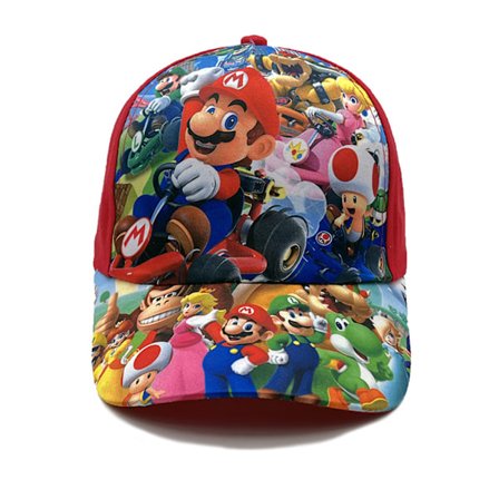 Super Mario Bros Baseballkeps BARN Justerbar Hatt