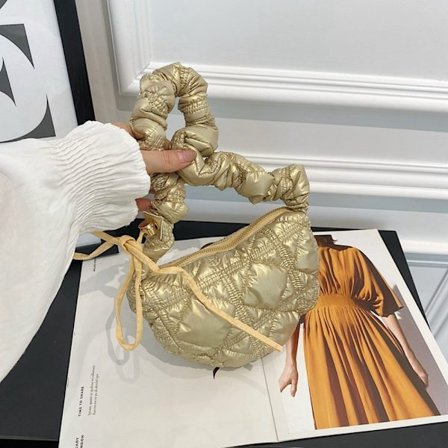 Fold skykonvolut Skuldertasker GULD