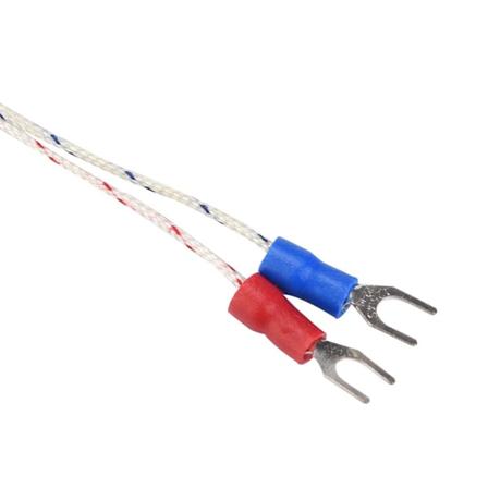 M8-gjenge Type K Termoelement 50mm Sondesensor Temperaturtråd 0-400°C (1 m)