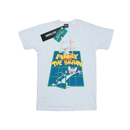 Animaniacs Girls Pinky And The Brain Laboratory Bomull T-shirt