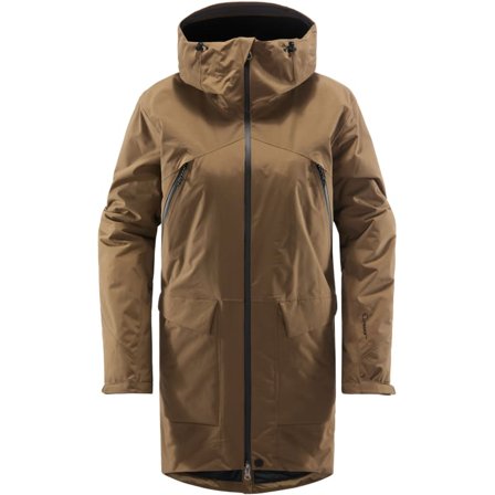 Haglöfs Torsång Parka Women Women synthetic-lined parkas Brown S