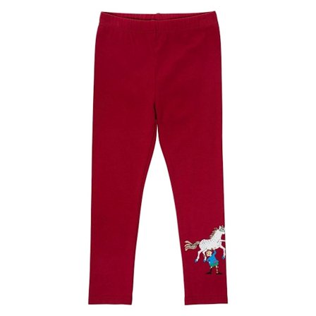 Pippi Langstrømpe Superstærke Leggings Mørkerøde