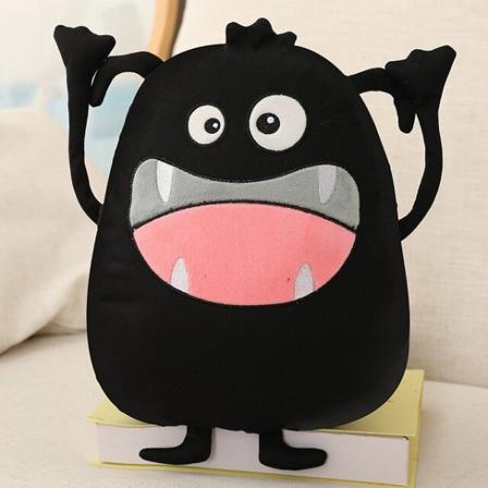 1 stk 35cm Morsom Monster Tegneserie Dyr Plysj Leke Uttrykk Emoti