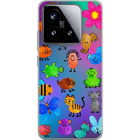 Yhteensopiva Puhelinkuori Xiaomi 15 Little Scribble Friends