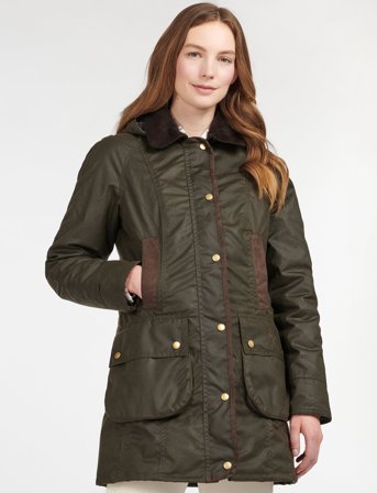 Barbour Barbour Bower Wax Jacket - Green - 40