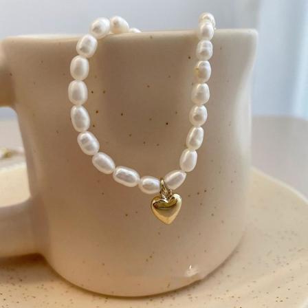Halskæde sæt perlesmil piger' Modesmykker Ac3132 necklace A05