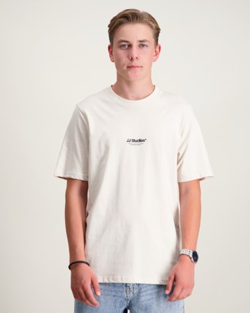 Jack & Jones JJESOHO TEE SS CREW NECK Beige T-shirts Kille - Kids Brand Store