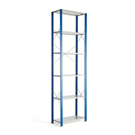 Regalsystem MIX, Basismodul, 3000 x 800 x 400 mm