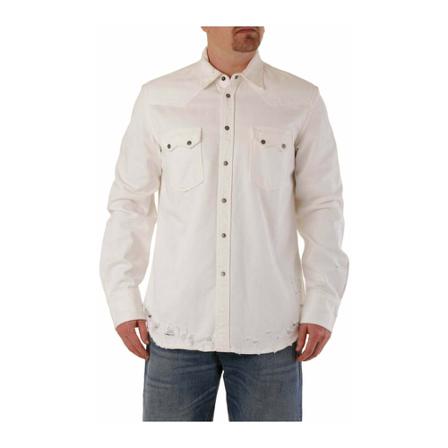 Diesel Shirts Hvid, Herre Skjorter