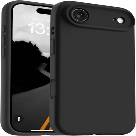 Magneettinen iPhone 17 Air -kuori, yhteensopiva Magsafen kanssa, klassinen nestemäinen silikoninen puhelinkuori, integroitu kameranohjauspainike, A 