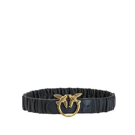 Pinko Love Ruffle Riem , Zwart , Dames , Maat: S Riemen