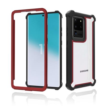 Stødabsorberende cover - Samsung Galaxy S20 Ultra Svart/Röd