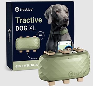 Tractive GPS Tracker hund XL, Grön