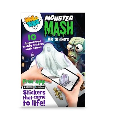 Holotoyz Monster Mash AR-tarrat - Taikahologrammi-tarrat lisätyssä todellisuudessa