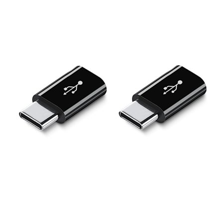 2-pack korta Android till USB-C-adaptrar
