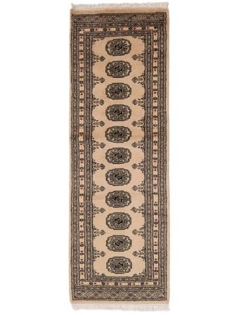 Oriental Pakistan Bokhara 2Ply Rug 63X187 Runner Brown/Black Wool, Pakistan