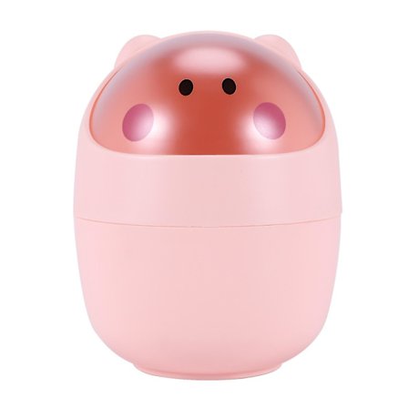 Mini søppelbøtte for skrivebord, søppelbøtte for rengjøring, liten skrivebordsarrangør, oppbevaringsbøtte, dyremotiv