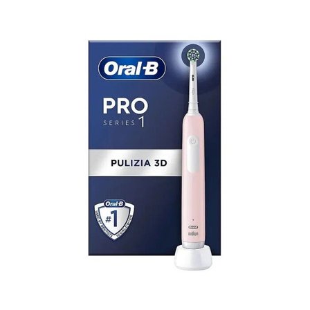 Oral-B Pro Series 1 Spazzolino Elettrico Rosa + 1 Testina Di