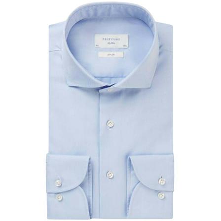 Profuomo Shirt , Blauw , Heren , Maat: S