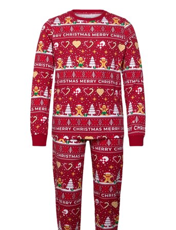 Happy Seasons | Christmas Cookie Pyjamas Red | XS