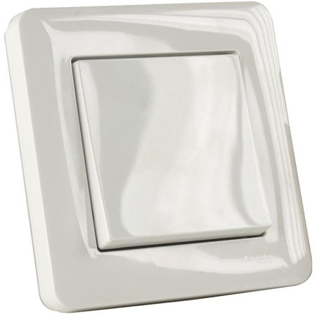 Schneider Electric Exxact Strömbrytare infälld, vit 1-pol/trapp, Strömbrytare & vägguttag