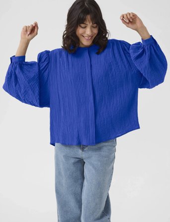 Kaffe Kalianna Shirt - Blue - 34