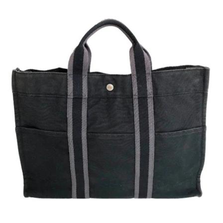 Hermès Vintage Pre-owned Canvas totes Sort, Dame Vintage Tasker, Størrelse: ONE Size