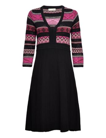 Kristy Dress Polvipituinen Mekko Musta ODD MOLLY