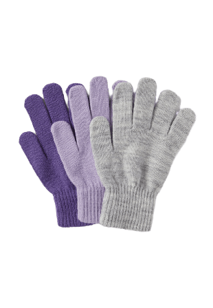 RIKIKI Fingervantar LENNON, 3-pack Vantar & handskar Lila 9-12 YEARS