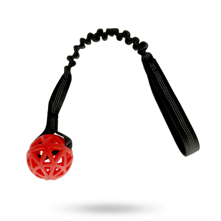 Dogman Valpleksak Ihålig Boll - Röd - Hundleksaker