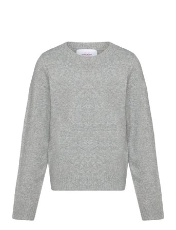 Vero Moda Girl Vmdoffy Ls O-Neck Blouse Ga Noos Girl - Grey - 116