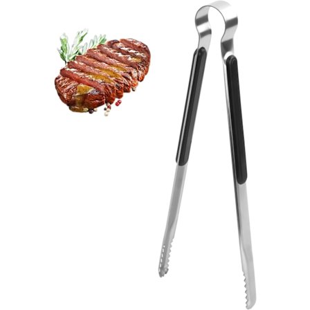 Ammattimaiset ruostumattomasta teräksestä valmistetut keittiöpihdit, 10 tuuman grillauspihdit, ruostumattomasta teräksestä valmistetut 