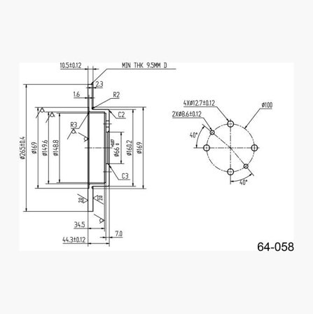 BROMSSKIVA - Biltema
