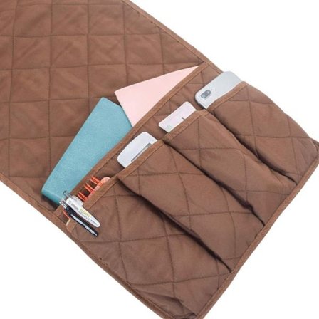 5 påsar soffa förvaring armstöd förvaring hängande säng väska brun