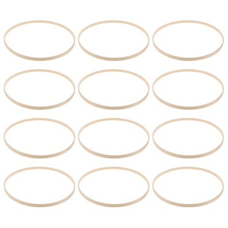 12 st 26 cm drömfångare DIY ring rund bamburam hantverk material (26 cm, som visas på bilden)