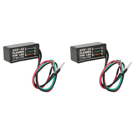 12V 240W DOP-3X blinklysrelæ Bærbar kompakt struktur Passer til LED-bilmotorcykel