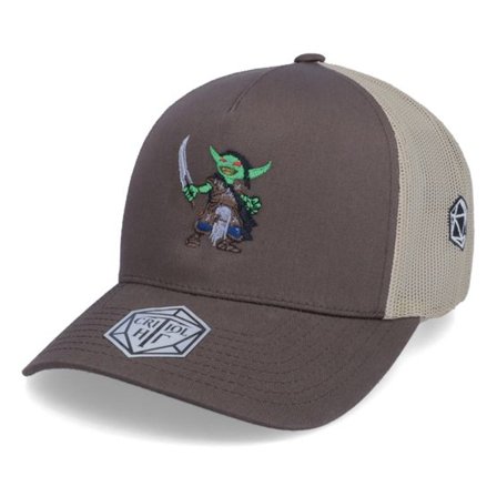 Critiql Hit - Brun trucker Keps - Fodder Goblin D20 Brown/Khaki Trucker @ Hatstore