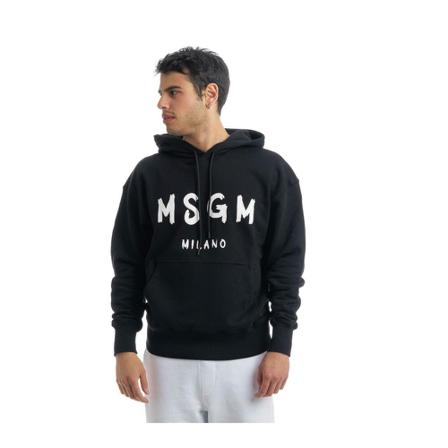 Msgm Hoodies , Zwart , Heren , Maat: M
