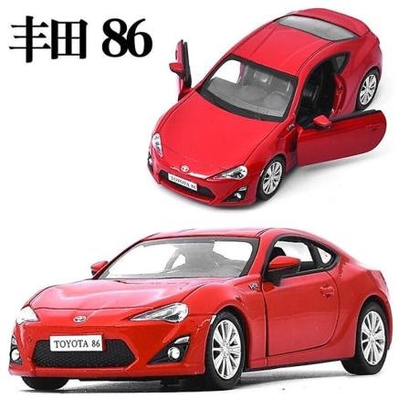1:36 Toyota Gt86 mittakaavan metallivaluauto malli metalli diecast lahjat lelut lapset ker ilylelut koristeet F45