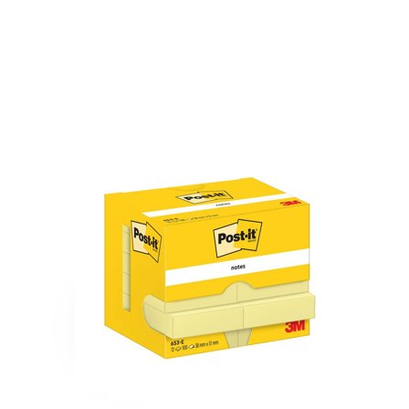 POST-IT Notes 38x51mm gul - Lyreco - Kontorsmaterial - Notes och Post-It - Notes - Gula