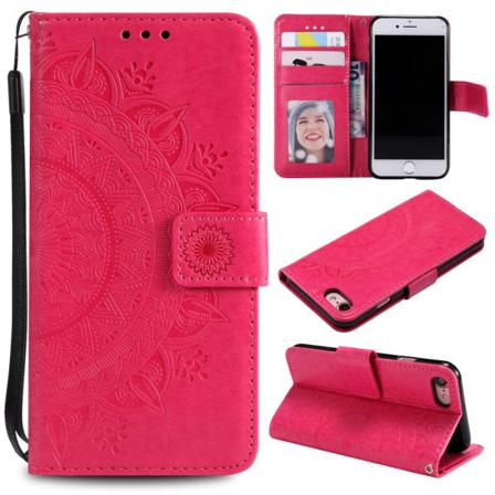 Iphone 7/8/se (2020/2022) - Mandala Plånboksfodral - Rosa Rosa