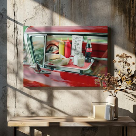 Classic Car V Canvastavla 70x50 cm