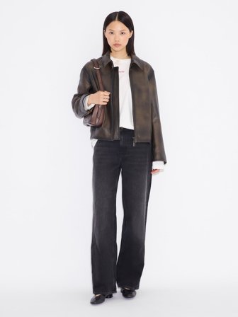 Holzweiler - Wide-Leg Jeans - Black Washed - Womens - 29/32