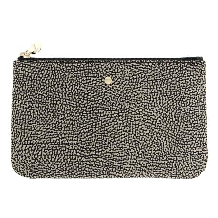 Borbonese, Clutch Beige, Dames, Maat:ONE Size