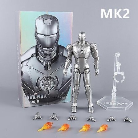 ZD toys Iron Man Action Figur Iron Patriot MK1-7 MK17 MK33 MK85 MK30 War Machine Legends Avengers Tony Stark Samle legetøj Gave-Perfekt